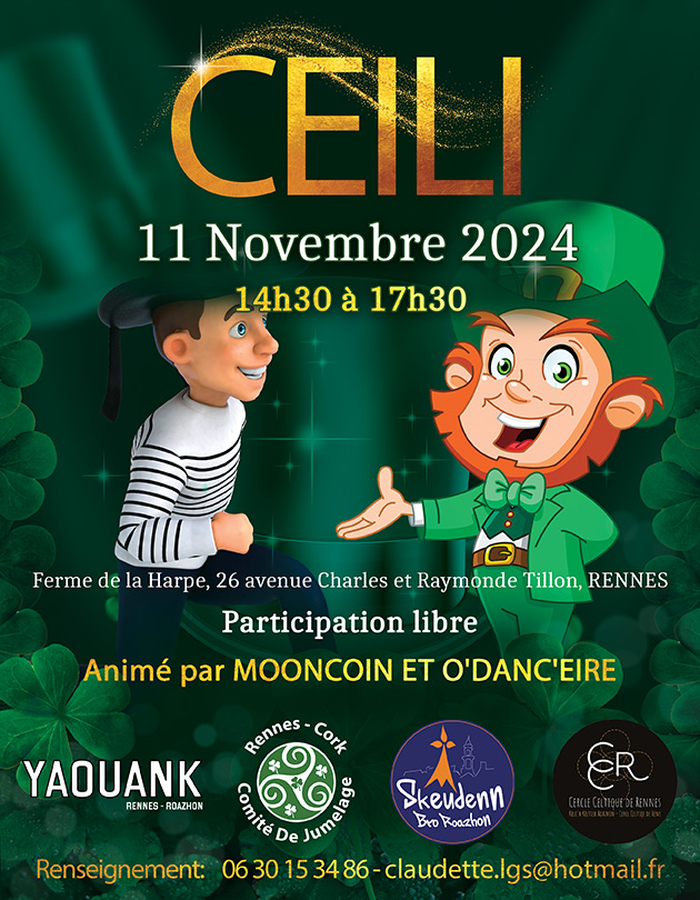 Affiche Ceili Irlandais